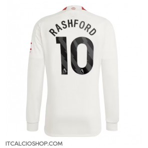Manchester United Marcus Rashford #10 Terza Maglia 2023-24 Manica Lunga